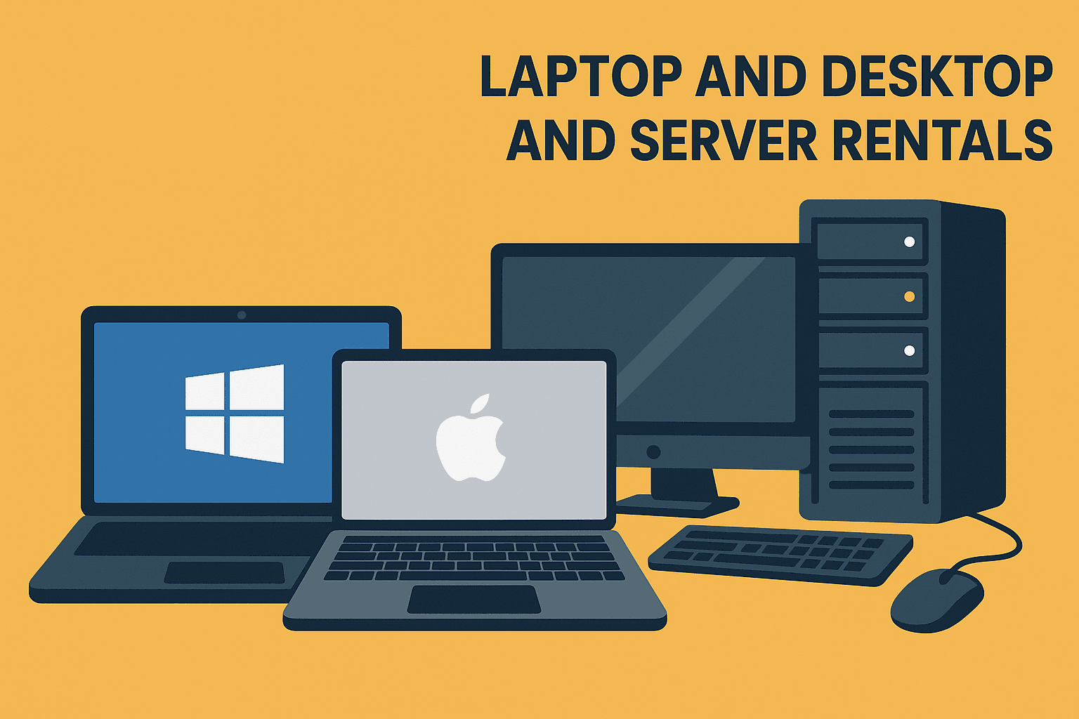 Laptops and Desktops Rental